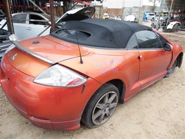 2008 MITSUBISHI ECLIPSE CONVERTIBLE SPYDER GT ORANGE 3.8 AT 203960